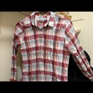 Steven Alan cotton linen platt shirt soft